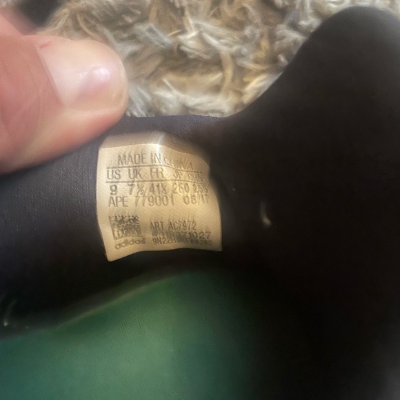 Men's Adidas Black Athletic Shoes - Picture 4 of 6